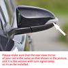 For TOYOTA CAMRY XV50 2012-2017 with Horn Rearview Mirror Cover Trim, Daihatsu Altis Carbon Fibre Side Turn Signal Mirror