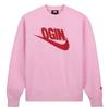 Nike X Nigo Collaboration Fw24 Crewneck Pullover Fleece Long Sleeve Sweatshirt Men Sweatshirt Pink FV5942-621