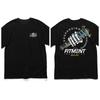 Summer New Motorcycle Parts Printed T-shirt Loose and Casual Short-sleeved Cotton Sport Top for Men and Women