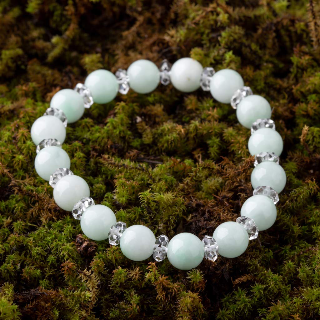 14cm Itoigawa Natuurlijke Jadeiet Lichtgroen met Prachtige Japanse Nationale Jomon Krachtsteen Jadeiet Werkplaats Speciale Paulownia Hout Kwaliteit BR0229