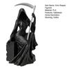 Grim Reaper Figurine with Scythe 3D Printed Mysterious Female Grim Reaper Statue Gothic Spooky Sculpture for Bookshelf Desk Decor