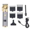 Electric Barber Clipper USB Rechargeable Alloy Professional Portable Men Grooming Trimmer for Home