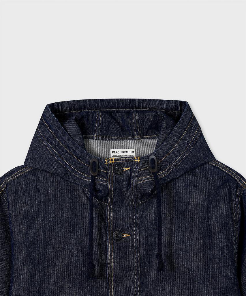 Plac [Shiota Made] Work Denim Hood Jacket_Indigo