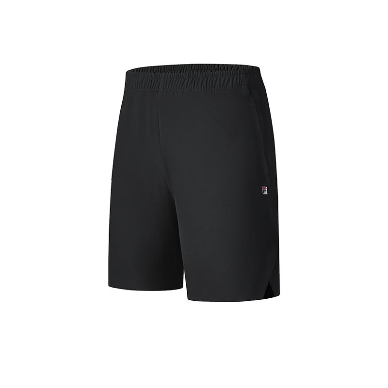 Fila Tennis Series Simple Logo Comfortable Breathable Elastic Waist Solid Basic Casual Shorts Men Shorts A11M523801FBK