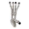 Motorcycle Full Exhaust System Vent Front Pipe Link Connect for Yamaha  YZFR6  20062018