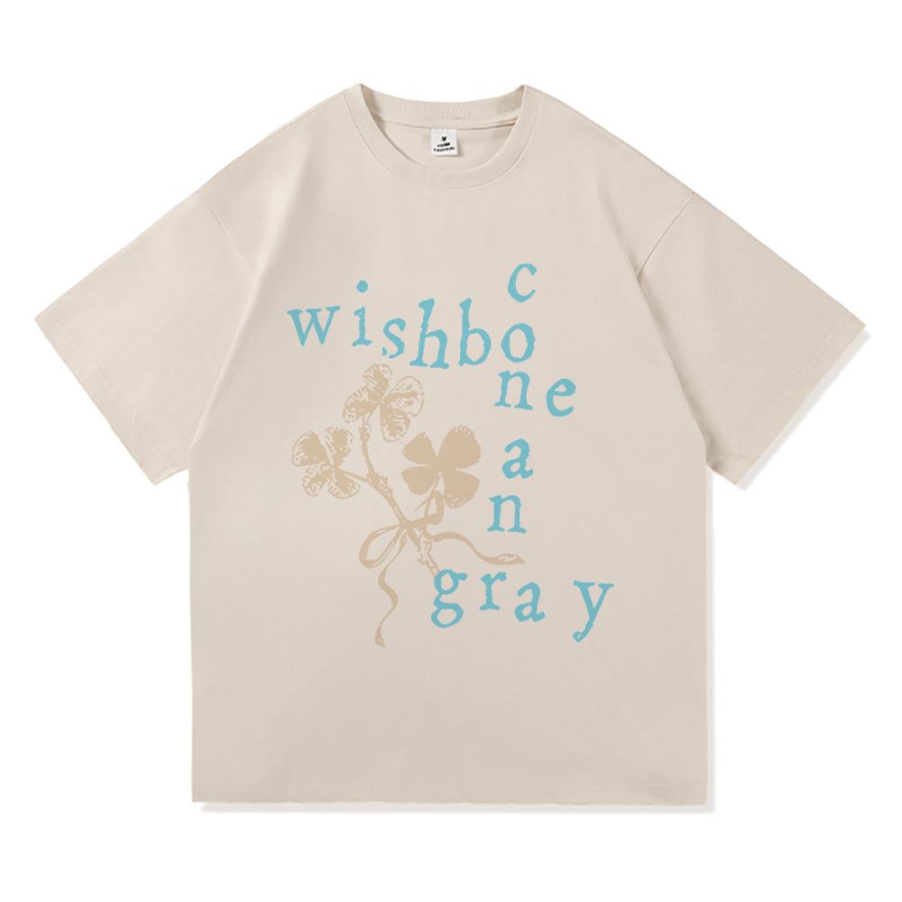 Lucky Charm Collage TShirt Wishbone Album Conan Gray Kid Krow 2026 UnisexWomen Clothing Harajuku High Quality Tops TShirts