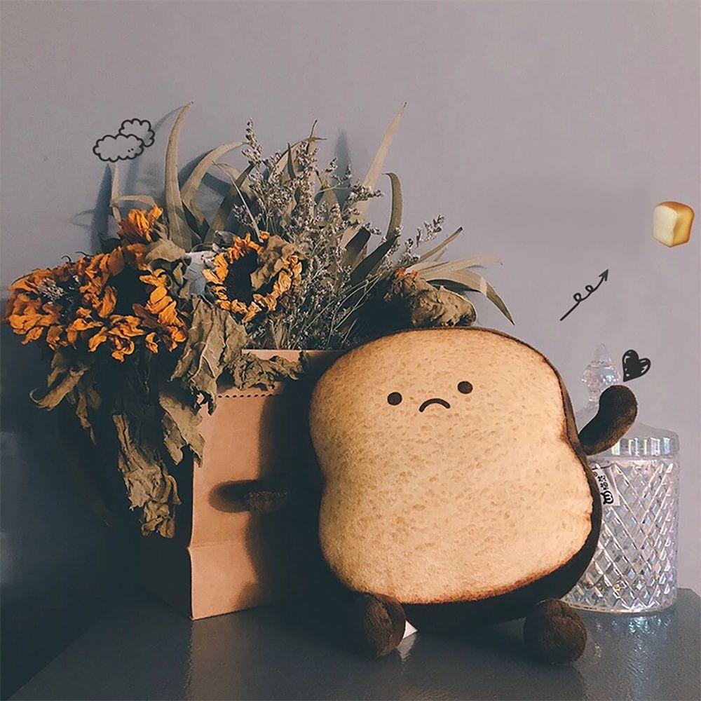 Weihnachtsgeschenk Stofftiere Brotscheiben-Kissen Plüschtier Plüschtier Toastbrot Plüschtier