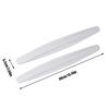 Car Body Bumper Anti-collision Strip 2Pcs Universal Car Soft Rubber Bumper Anti Collision Strips Bumper Guard