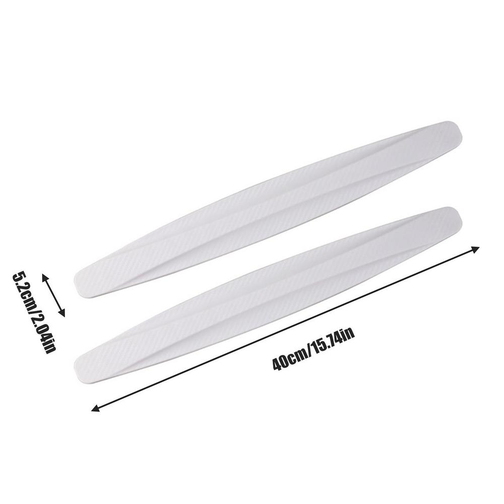Car Body Bumper Anti-collision Strip 2Pcs Universal Car Soft Rubber Bumper Anti Collision Strips Bumper Guard