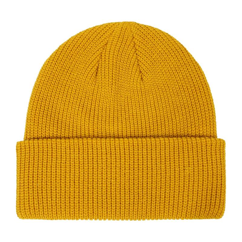 Women Autumn Winter Simple Solid Color Elastic Force Knitted All Match Chic Hat