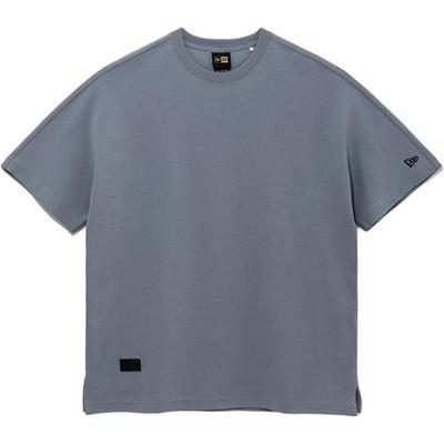 New Era Logo Letter Crew Neck Short Sleeve T-Shirt Unisex T-shirts Gray 14536441
