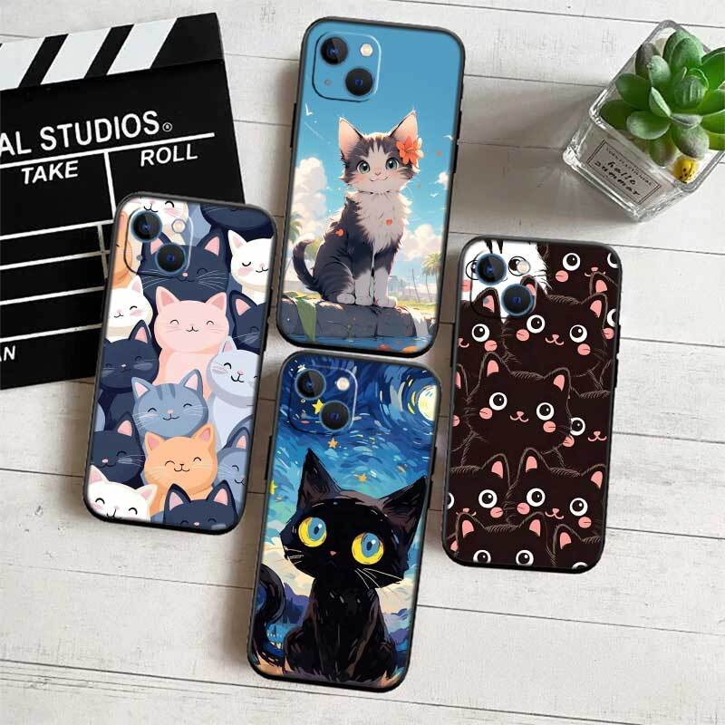 Cat Kitten Meow Shockproof Phone Case for Redmi Note 8 8T 9 9A 9C 9T 9S 10 11 11S 10C 10X 10A 10T Pro Max Plus Prime