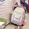 New Schoolbag for Female High School Students Simple Junior High School Students Backpack Lightweight Cute Versatile Large Capacity Student Backpack