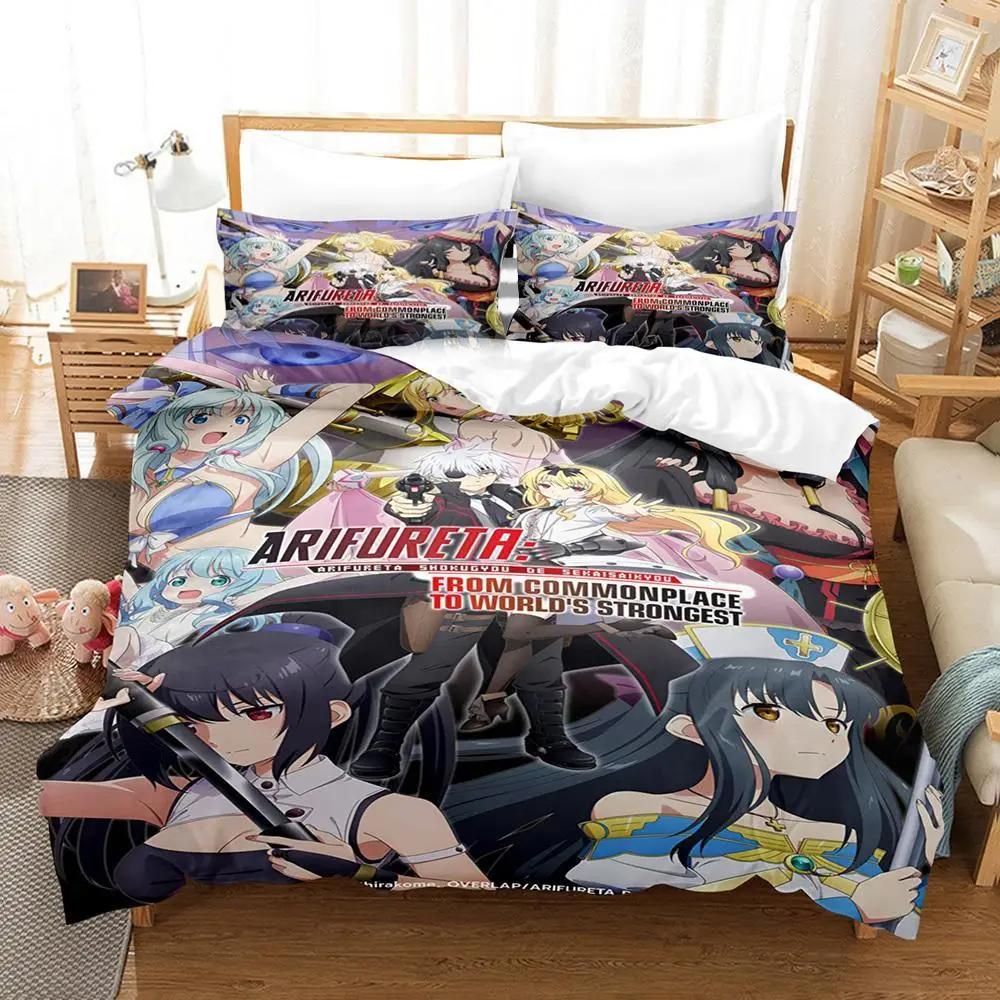 3D Anime Arifureta Van Alledaags Tot Sterkste Ter Wereld Beddengoedset Dekbedovertrek Dekbedovertrek Kussensloop Dekbed King Queen Size