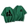 Couples pure cotton short-sleeved t-shirt women's summer loose and versatile half-sleeved t-shirt lower clothes missing design top tide