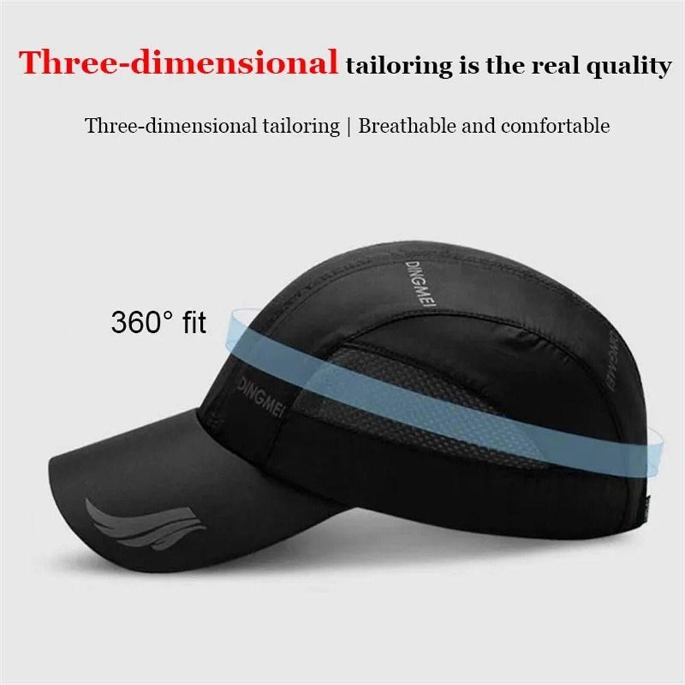Sun Protection Baseball Cap Quick Dry Snapback Hat Running Hiking Sports Cap Men Women
