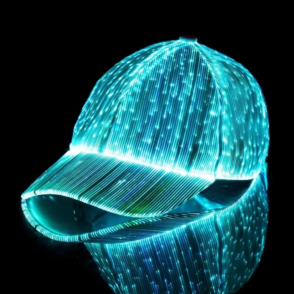 USB Charging LED Hat Luminous Glowing Hat Nightclub Concert Bar Hip-Hop Dance Stage Show