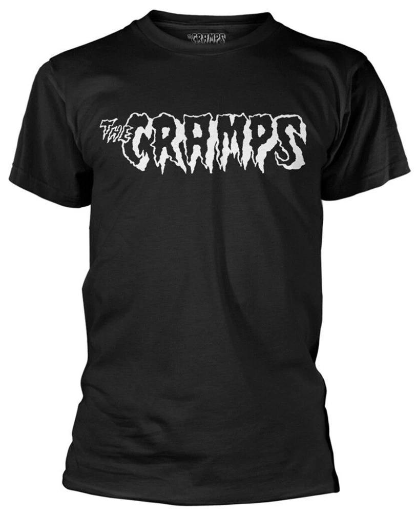 Officially licensed The Cramps Logo Unisexs Black T Shirt The Cramps Classic Tee