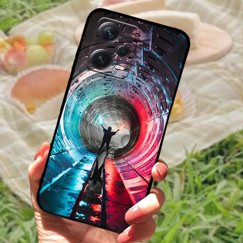 For Xiaomi Redmi Note 12 Pro 5G Case Phone Cover Soft Silicon Shockproof TPU Funda On Redmi Note 12 Pro 5G NFC Protection Capa