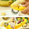 1pc, Multi Functional Stainless Steel Fruit Slicer - Perfect for Bananas, Strawberries, and Eggs - Reusable