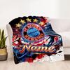 Bayern Munich Fan Gear Personalized Text Blanket Lightweight Customizable Blanket Ultra-Soft for Chair Picnics Bed Office Chair Ideal for All Seasons