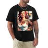 Retro American Girl TShirt Summer Shirt Customizeds Funny Costumes Tshirts for Men
