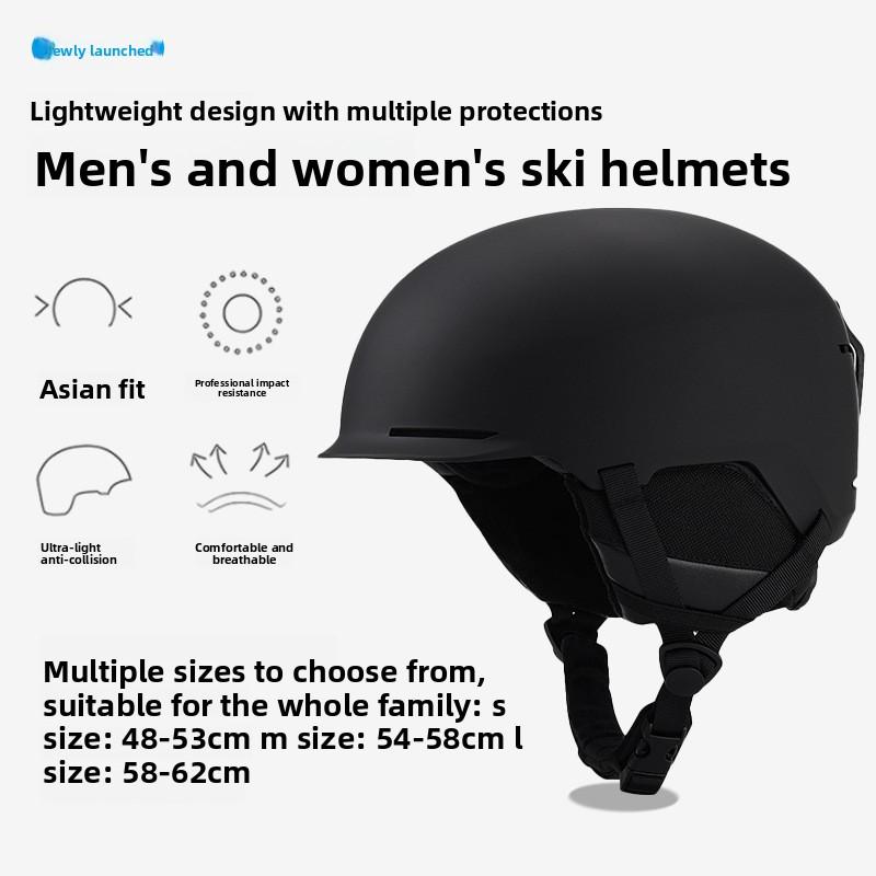 Skihelm Ultralicht Snowboard Snowboarduitrusting Heren en Dames Wit Warm Sneeuw