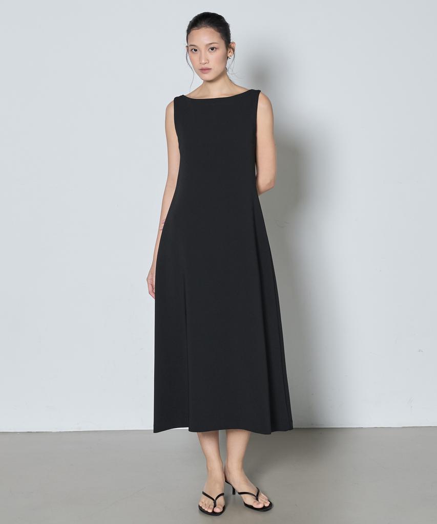 Nutopeu Boatneck Flare Dress_Black