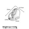 Heart-Shaped Titanium Steel Beads, Irregular Large Hole, for DIY Jewelry Making Bracelets & Necklaces