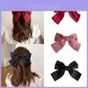 Elegant Satin Ribbon Hairpins With Big Bow For Women And Girls Accessories