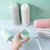 Travel Toothbrush Storage Box Portable Wash Cup Toothbrushing Cup Toothpaste Tooth Cylinder Traveling Travel Mouthwash Cup Set