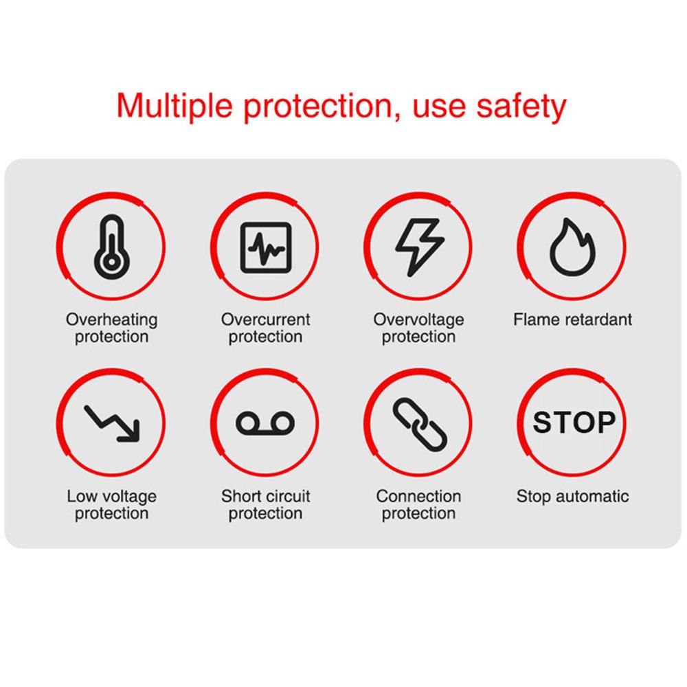 Smart Battery Charging Car Battery Charger 14.6V 10A Iron Lithium Charger Pulse Repair EU/US Plug Silent Fan Digital LCD Display 12V 10A