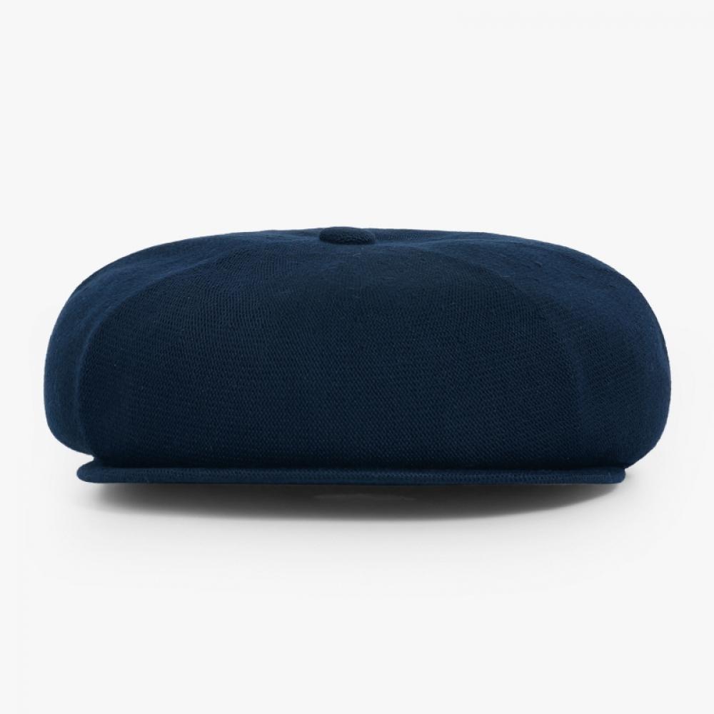 Kangol K3217ht Dk Blue Bamboo Hawker Wool Newsboy Cap Octagonal Hat
