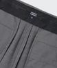 MUSINSA STANDARD Summer Wool Two-Pleat Wide Hidden Elastic Waist Half Slacks [Medium Gray]