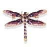 Vivid Green Enamel Dragonfly Fly Brooches Zinc Alloy Insect Brooch Pins For Women Coat Accessories