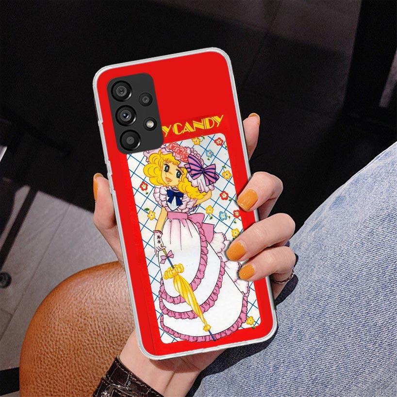 Anime Candy Phone Case For Samsung Galaxy A17 A16 A15 A14 A13 A57 A56 A55 A54 A53 A37 A36 A35 A34 A33 A26 A25 A24 A23 Galaxy A16