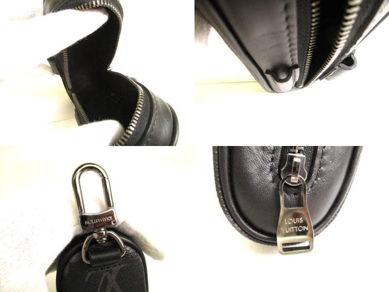 Authentic LOUIS VUITTON Monogram Eclipse Andrews Golf Kit Golf Ball Case #9689  Refurbished