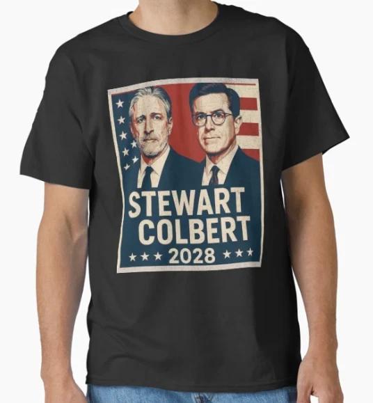 Jon Stewart & Stephen Colbert 2028 Truthinesss T-Shirt