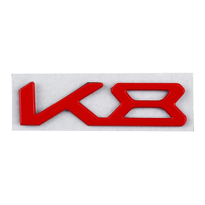 Nowe Metalowe Naklejki z Logo 3D K3, K5, K8 Dla Kia K5 K3 K8 Sportage 4 Rio 3 Picanto Soul Błotnik Samochodu Emblemat Odznaka Tylnej Klapy Bagażnika