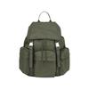Classic Logo Metal Buckle Backpack Khaki