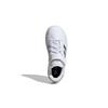 adidas Grand Court 2.0 Little Kid White Matte Silver Kids Sneakers Cloud-White GW6516