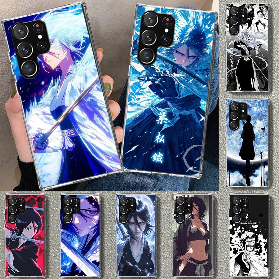 Bleach Kuchiki Rukia Phone Case Cover for Samsung Galaxy S26 S25 Edge S24 S23 Ultra S22 Plus S21 FE S20 + Art Customized Fundas
