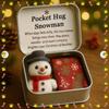 Christmas Pocket Hug Gift Handmade Felt Doll In Box Little Pocket Hug with Gift Card Thoughtful Gift for Friends Family