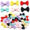 30pcs/lot 2.5x4cm Satin Ribbon Bows Colorful Small Bowknot Bow Tie for DIY Wedding Party Handmade Clothing Headwear Decoration