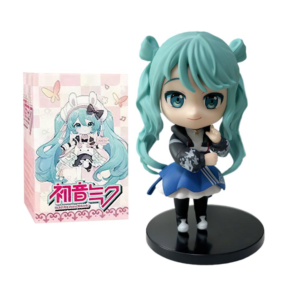6 PCS Hatsune Miku Q Edition Series Handmade Blind Box Children's Toys Birthday Halloween Christmas Gift Desktop Decoration