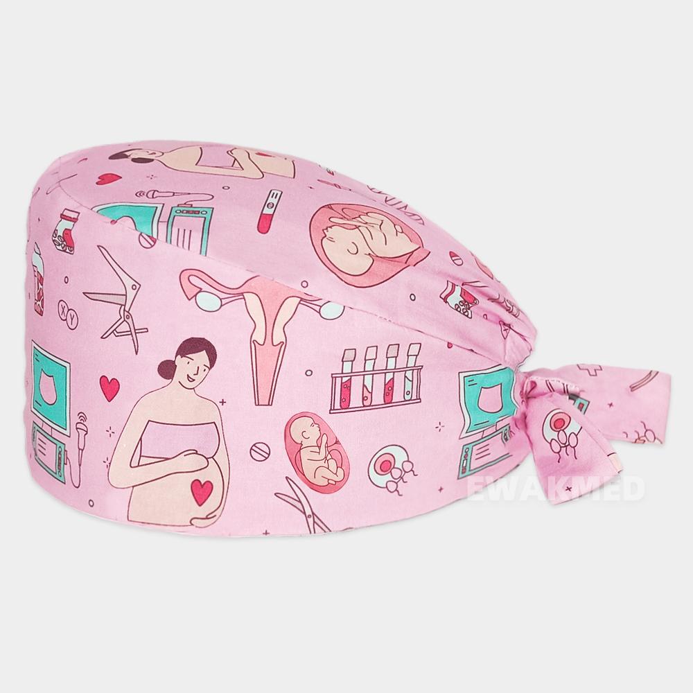 New Soft Cap Cotton Adjustable Cartoon Scrubs Hats Lab Working Surgicals Hat Pharmacy Dentist Nursing Accessories Scrub Caps