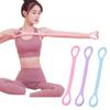 8-shaped Stretching Device for Open Back, Shoulder Slimming, and Back Training. Yoga Fitness and Stretching Band with Yoga Elasticity