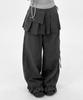 CHICKS Two-Way Skirt Pants