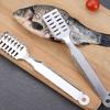 Fischschupper Edelstahl Fischschupper Werkzeug mit ergonomischem Griff Fischschuppenentferner Komfortabler Griff Fischschupper Werkzeug