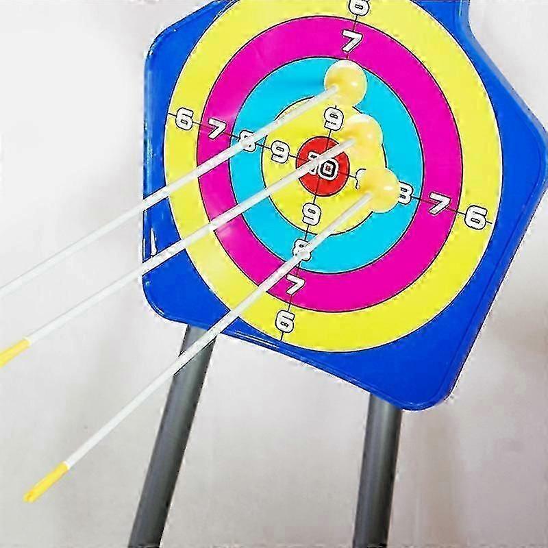 10 Pack Of Children's Pvc Archery Arrows With Target For Toy Bow By Shytmv